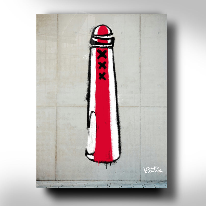 Amsterdammertje stencil Ajacied