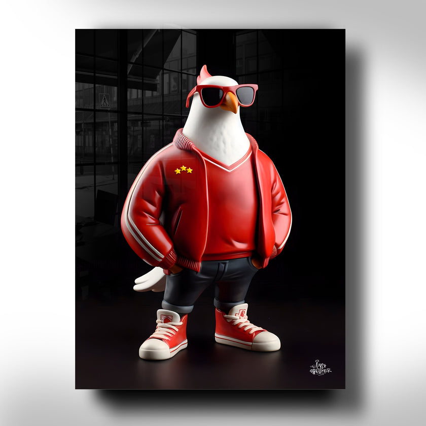 Amsterdam wildlife in tracksuit