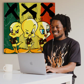 Dont't worry. About a thing. Three little birds. (limited edition artprint)