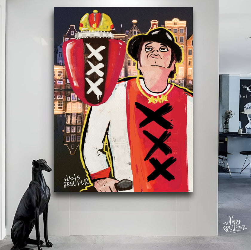 Hazes on Amsterdam background