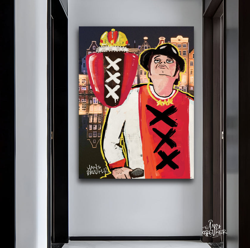 Hazes on Amsterdam background