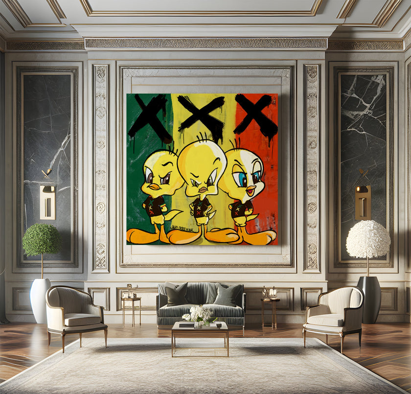 Dont't worry. About a thing. Three little birds. (limited edition artprint)
