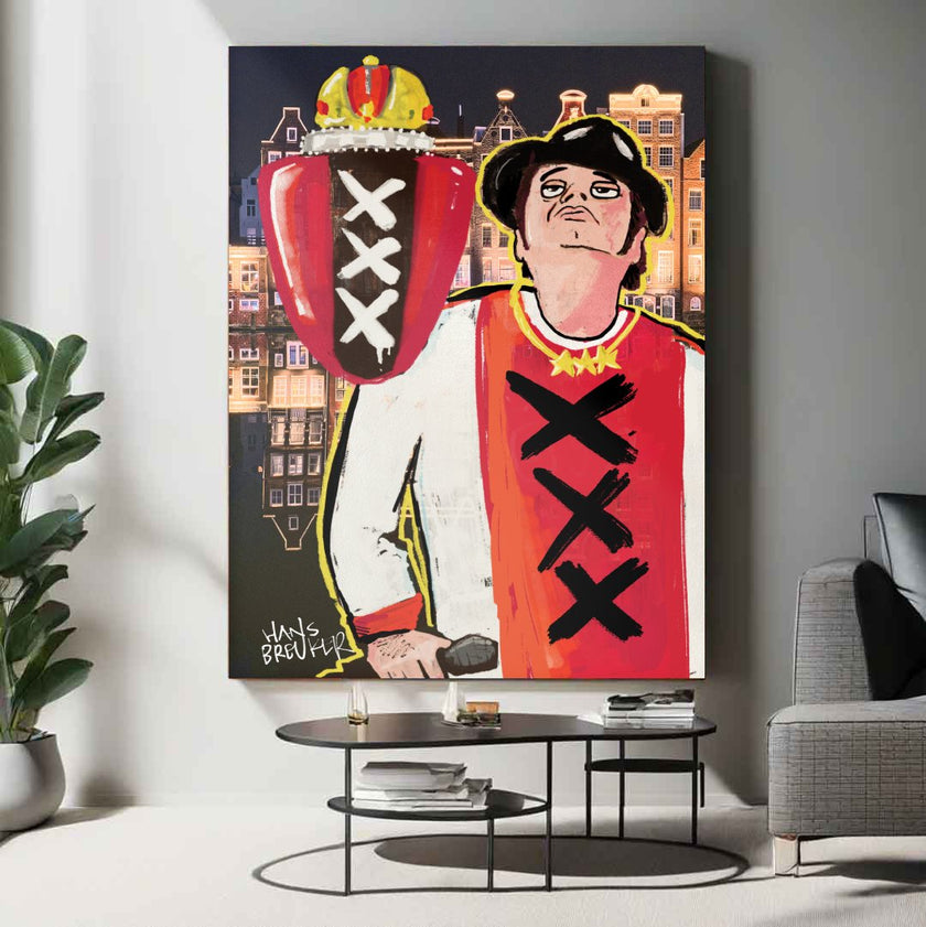 Hazes on Amsterdam background