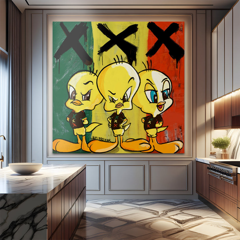 Dont't worry. About a thing. Three little birds. (limited edition artprint)