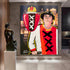 Hazes on Amsterdam background