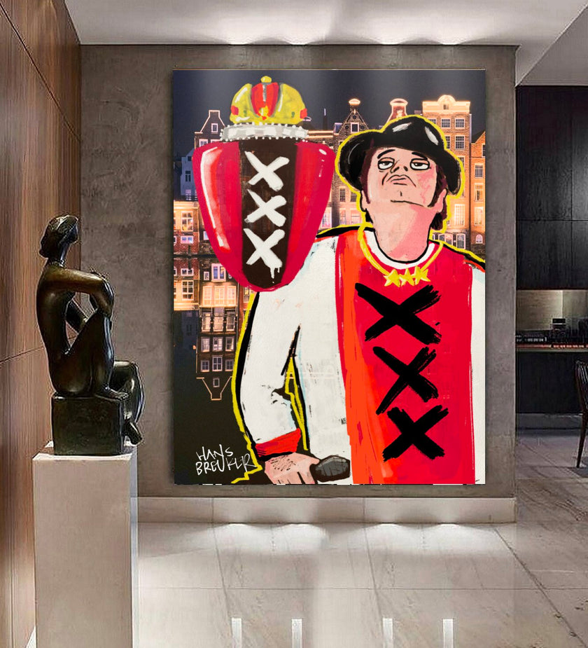 Hazes on Amsterdam background