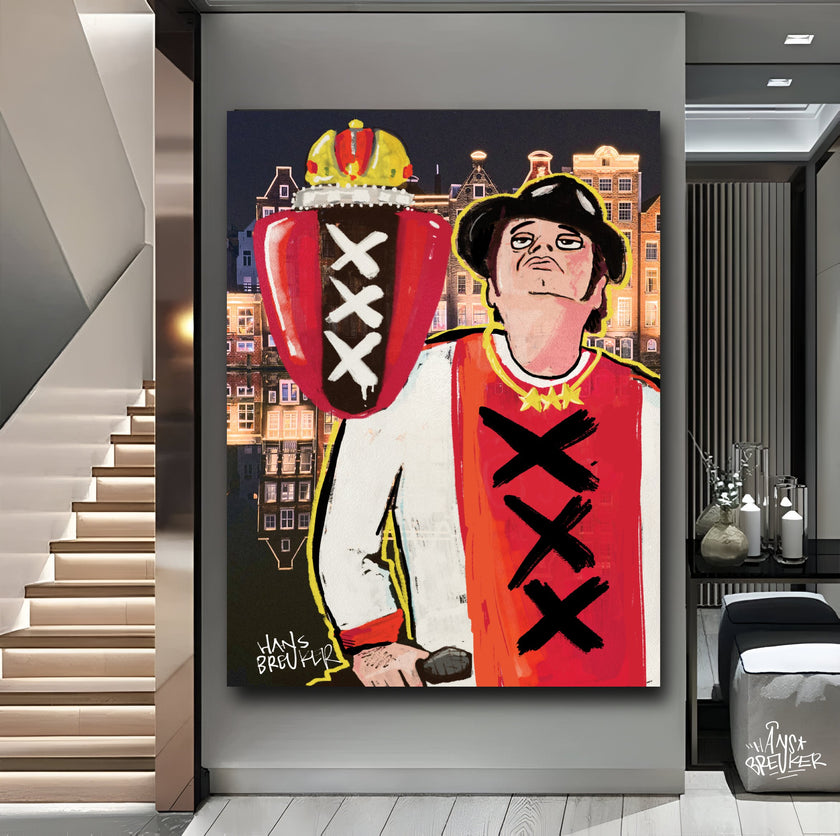 Hazes on Amsterdam background