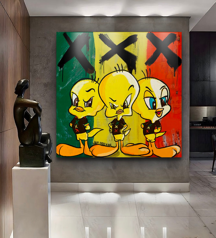 Dont't worry. About a thing. Three little birds. (limited edition artprint)